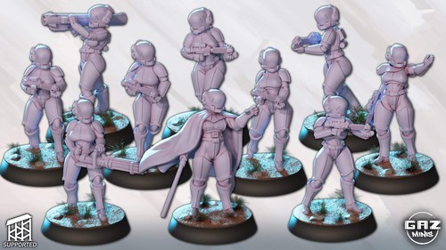 Hurricane trooper miniatures - hurricane,