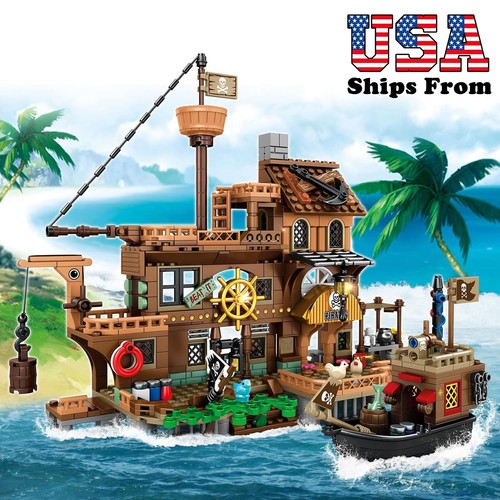 Pirate wharf building blocks - wharf,