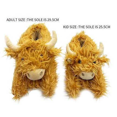 Highland cow slippers - highland,