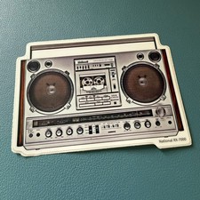 National RX-7000 Sticker - 10cm x 7cm - Vintage Boombox Ghetto Box