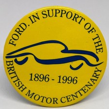 British Motor Centenary 1996 FORD Motors Vintage Pin Badge Lapel Pin Car Vehicle