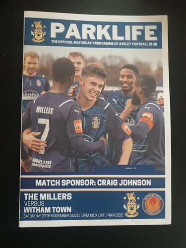 Aveley witham town 27th - aveley, v