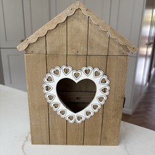 Wall Mountable Shabby Chic Rustic Wooden Key Holder