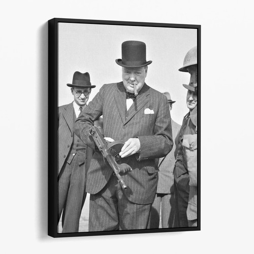 Winston churchill with tommy - winston,