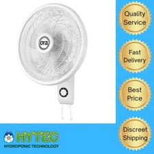 ORA 18 inch Wall Fan 3 Speed Oscillating Cooling - Hydroponics