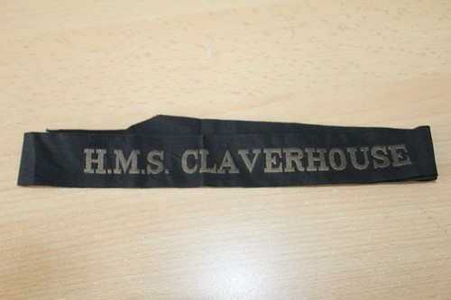 Claverhouse cap tally - h.m.s,