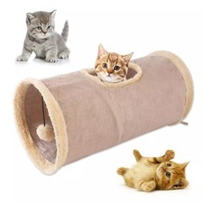 1pc Pet Cat Tunnel Folding