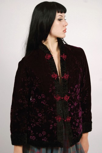 80s reversible astrakhan fur - reversible,