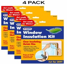 4 x WINDOW INSULATION KIT