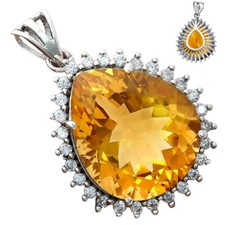Statement Luxury Halo Pear Cut