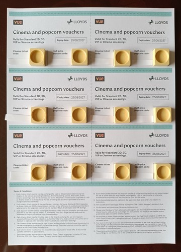 Vue cinema tickets club - 6,