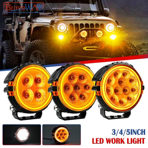 Amber white 5 inch led - amber,
