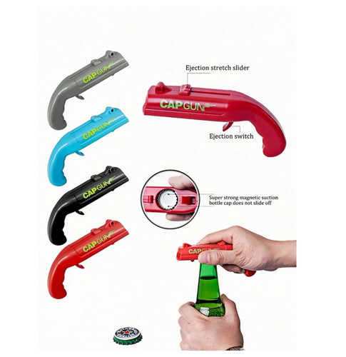 Creative cap gun bottle opener - creative,