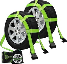 Tow Dolly Straps, 2 Pack Tow
