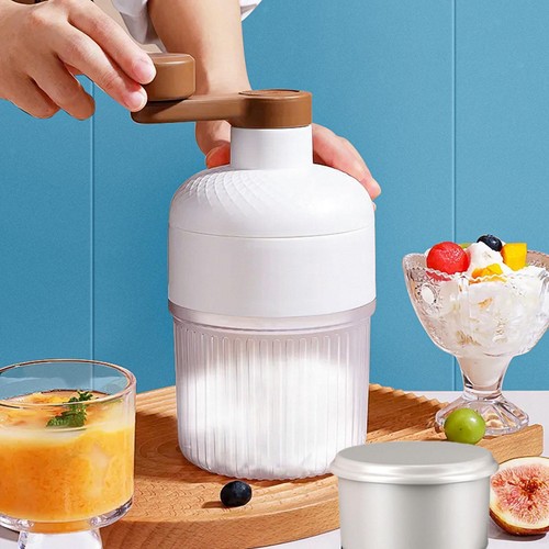 Snow cone machine - cone, hand
