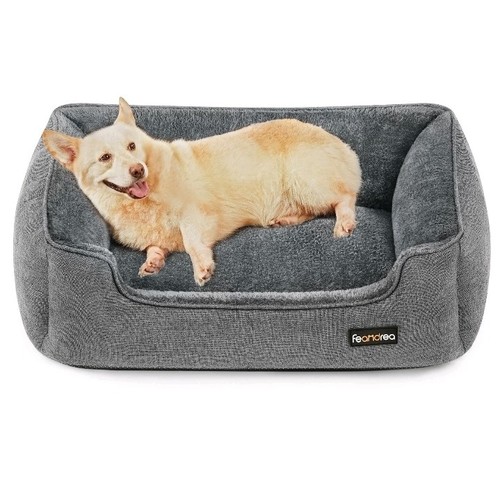 Feandrea dog bed linen - feandrea, linen-look
