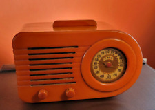FADA Catalin Bullet Vintage AM Radio Butterscotch Catalin Works