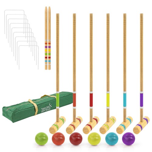 Six player adult - croquet, set