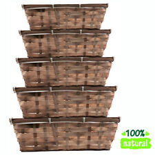 Wicker Gift Hamper Basket Him / Her DIY Craft Storage Box Empty Packaging Tray