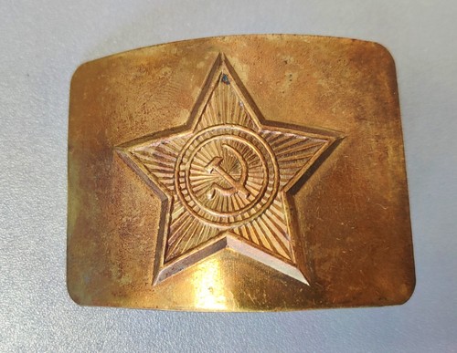 Ussr soldier belt buckle - soldier's,
