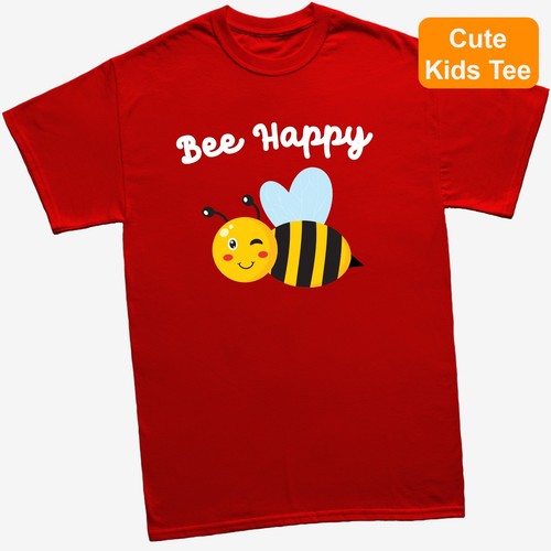Bee happy shirt kids t - happy,