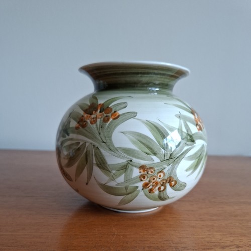 Jersey pottery floral - pottery, wide