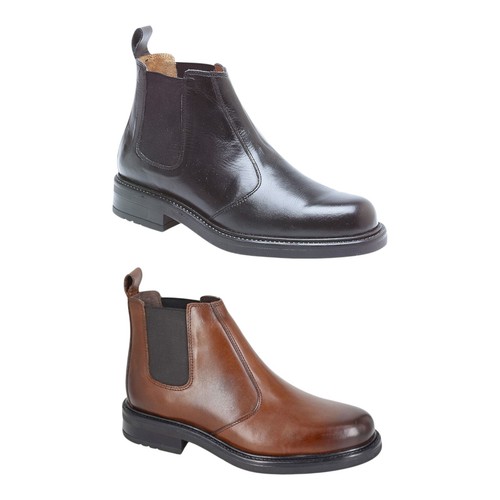 Roamers mens leather chelsea - roamers,