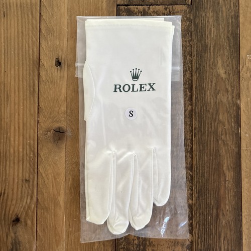 Rolex dealer gloves white - rolex,