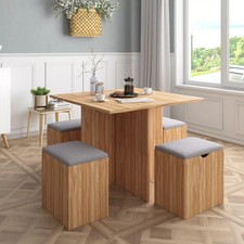 Mondeer 5 PCS Wooden Dining
