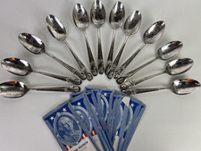 Set of 12 Rogers Original Silverplate Presidential Commemorative Spoons
