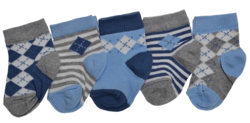 Pairs blue baby socks - socks,