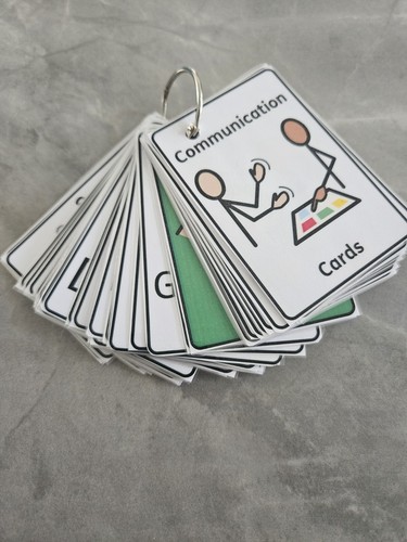 Communication flash cards - communication,