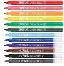 Berol colour broad - fine, nib