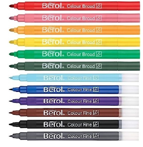 Berol colour broad - berol, nib