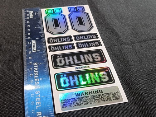Ohlins decals sticker - ohlins, decals/sticker