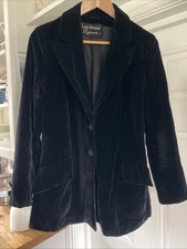 Vintage Fine Velvet Jacket Size 12 By LOUIS FERAUD At Remrandt Designer