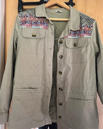 Monsoon khaki embroidered - khaki,