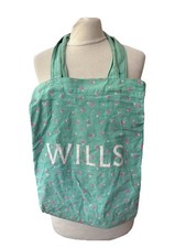 Jack Wills Green Floral Mix Canvas Book Bag 