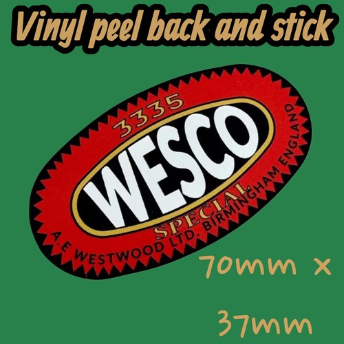 Wesco 3335 special oil - special,