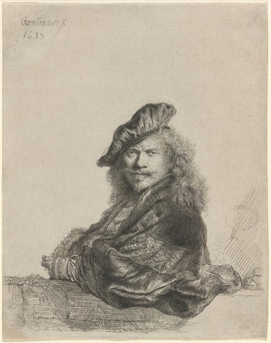 Self portrait rembrandt - self-portrait, by