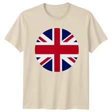 Union Jack UK Flag Circle
