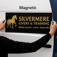 Personalised magnetic van - magnetic,