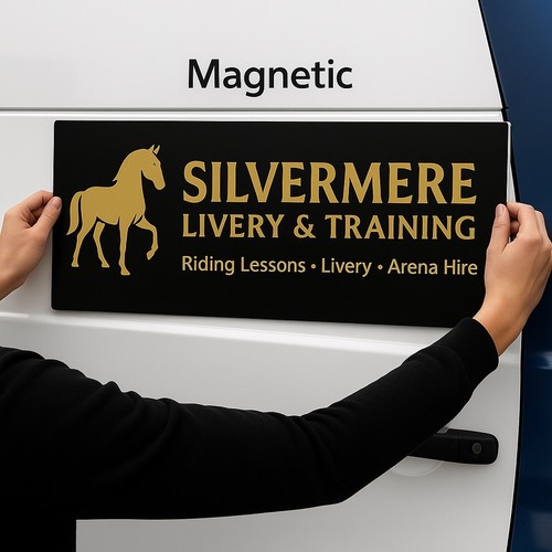 Personalised magnetic van - personalised,