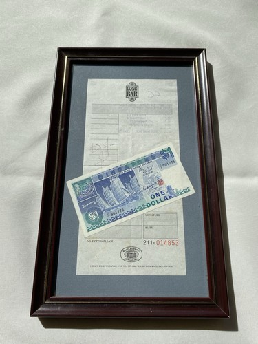 Framed 1991 raffles hotel - framed,