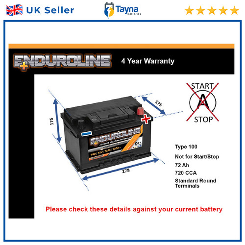 Battery fits vauxhall - fits, tigra