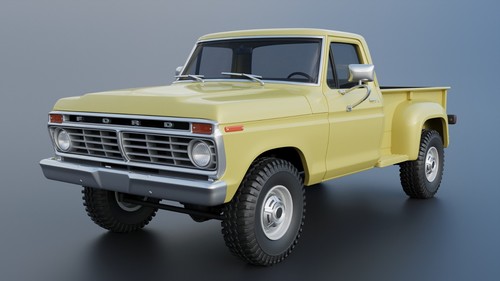 Scale ford 250 1973 - 1:10, ford-250