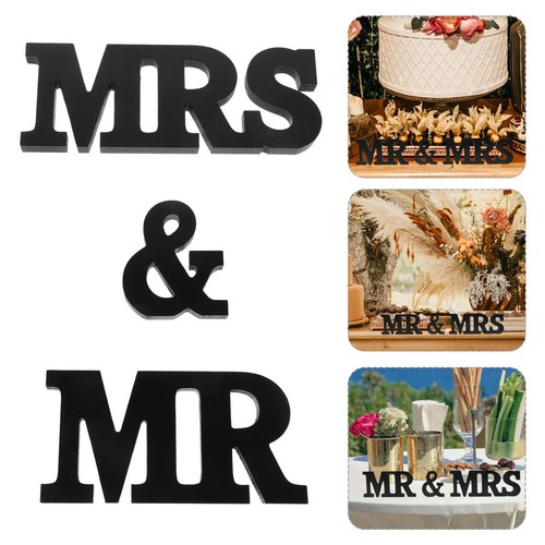 Mrs wooden letters and - mr,