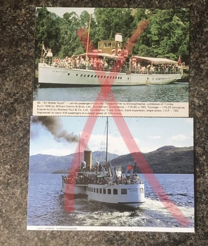 Scottish steamers vintage - scottish,