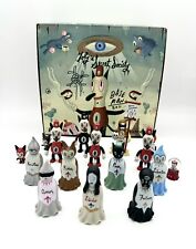 Gary Baseman x Kidrobot TOBY'S SECRET SOCIETY Vinyl Art Toy - Full Set, SIGNED