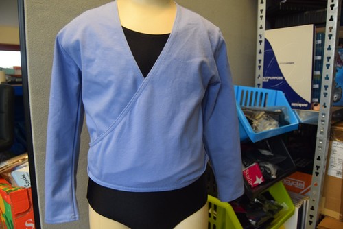 Sky blue cotton ballet - blue, wrap